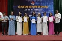 Đoàn trường Đại học Hà Tĩnh: Tổ chức hội nghị sinh viên nghiên cứu khoa học