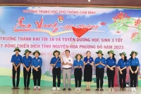Đoàn trường THPT Cẩm Bình tổ chức Chương trình "Âm vang mái trường" 2023