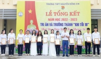 Trường THPT Nguyễn Đổng Chi tổ chức Lễ tổng kết năm học và Lễ tri ân trưởng thành "Khi tôi 18"; phát động chiến dịch " Hoa phượng đỏ" năm 2023