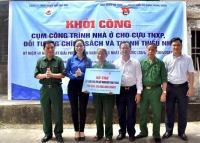 Tỉnh đoàn Hà Tĩnh, Hội cựu TNXP tỉnh phối hợp tổ chức khởi công cụm công trình nhà nhân ái cho cựu Thanh niên xung phong