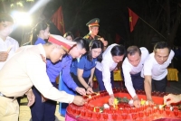 Can Lộc: Lung linh sắc nến tại Nghĩa trang Liệt sỹ huyện