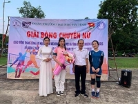 Đại học: Sôi nổi giải bóng chuyền nữ chào mừng 67 năm Ngày truyền thống Hội LHTN Việt Nam