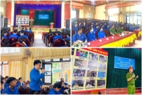 Huyện đoàn Thạch Hà phối hợp Công an huyện Thạch Hà tổ chức Hội nghị tuyên truyền phổ biến pháp luật phòng chống ma túy, tệ nạn xã hội, phòng cháy chữa cháy năm 2024.