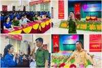 HUYỆN ĐOÀN CẨM XUYÊN PHỐI HỢP TỔ CHỨC TUYÊN TRUYỀN LUẬT PHÒNG CHỐNG MA TUÝ, TỆ NẠN XÃ HỘI, LUẬT ATGT, PHÒNG CHÁY CHỮA CHÁY NĂM 2024