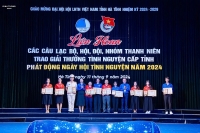 Liên hoan Câu lạc bộ, hội, đội, nhóm tình nguyện; Lễ trao Giải thưởng Tình nguyện cấp tỉnh và phát động Ngày hội tình nguyện năm 2024