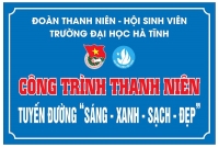 Đại học Hà Tĩnh ra mắt tuyến đường "Sáng - xanh - sạch - đẹp"