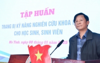 HÀ TĨNH: TẬP HUẤN TRANG BỊ KỸ NĂNG NGHIÊN CỨU KHOA HỌC CHO HỌC SINH, SINH VIÊN