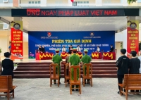 Nghi Xuân tổ chức Phiên toà giả định hưởng ứng Ngày Pháp luật Việt Nam 9/11