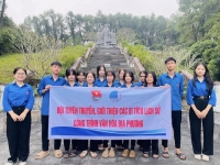 Vũ Quang sôi nổi các hoạt động của Đội Tuyên truyền, giới thiệu các di tích lịch sử, công trình văn hoá địa phương