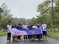 Đại học Hà Tĩnh: Hưởng ứng chương trình "Những bước chân vì cộng đồng" chặng 15