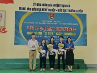 VINH DANH HỌC SINH 3 TỐT CẤP TRUNG TÂM