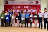 Đoàn thanh niên Agribank Hà Tĩnh tổ chức Chương trình “Bát cháo tình thương” cho 150 bệnh nhân nghèo