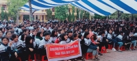Đức Thọ: Đoàn trường THPT Trần Phú tổ chức vòng chung kết cuộc thi hát các ca khúc Tiếng Anh, năm học 2020 - 2021.