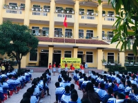 Hội đồng Đội thành phố Hà Tĩnh: Sinh hoạt dưới cờ theo chủ đề “Mỗi tuần một câu chuyện đẹp, một cuốn sách hay, một tấm gươi sáng”