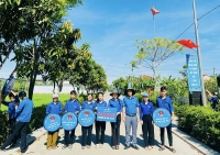 Tuổi trẻ Cẩm Xuyên ra mắt tuyến đường sáng - xanh - sạch - đẹp - văn minh - an toàn tại thị trấn Cẩm Xuyên và thị trấn Thiên Cầm