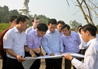 Chủ tịch UBND tỉnh chỉ đạo đẩy nhanh tiến độ nâng cấp các hạng mục tại Ngã ba Đồng Lộc