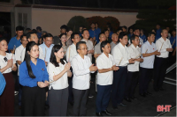 Tỉnh đoàn Hà Tĩnh tổ chức lễ tri ân các anh hùng liệt sỹ tại Ngã ba Đồng Lộc