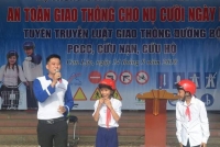 Can Lộc: Tập huấn kỹ năng lái xe an toàn và các kiến thức về luật ATGT cho Đoàn viên, thanh thiếu nhi tại trường học