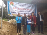 Lộc Hà: Hội đồng Đội huyện Lộc Hà tổ chức lễ khởi công xây dựng ngôi nhà khăn quàng đỏ cho đội viên có hoàn cảnh khó khăn