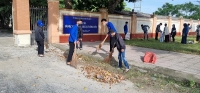 TUỔI TRẺ TT GDNN-GDTX HUYỆN NGHI XUÂN HƯỞNG ỨNG NGÀY CAO ĐIỂM CSTN HOA PHƯỢNG ĐỎ