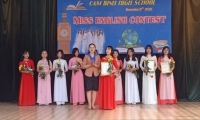Trường THPT Cẩm Bình: Tổ chức thành công chương trình “Miss English Contest” năm 2020