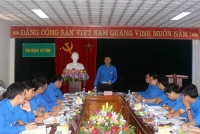 Bí thư Trung ương Đoàn Bùi Quang Huy làm việc tại Hà Tĩnh