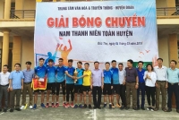 Đức Thọ: Tổ chức thành công giải bóng chuyền nam thanh niên toàn huyện năm 2019