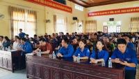 Đức Thọ: Đội Sinh viên tình nguyện đồng hương Hà Tĩnh trường Học viện Tài chính tổ chức “Lễ ra quân mùa hè xanh 2022”.