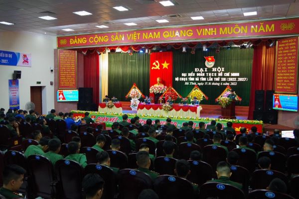 Đại hội đại biểu Đoàn Thanh niên cộng sản Hồ Chí Minh Bộ Chỉ huy Quân sự tỉnh Hà Tĩnh thành công tốt đẹp